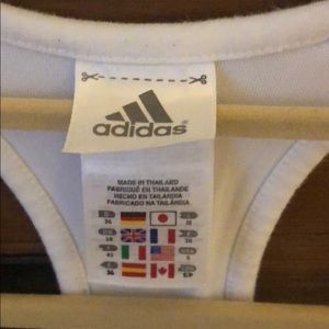 adidas Tops - Adidas white athletic top adidas Tops - Adidas white athletic top